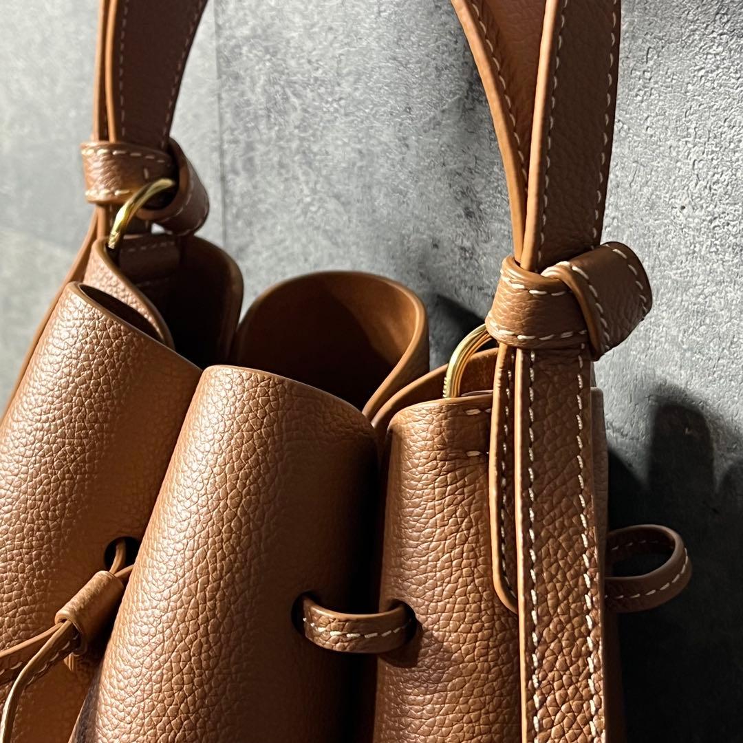 POLENE ポレーヌ　カヌレバッグ　Numéro Huit キャメル　美品