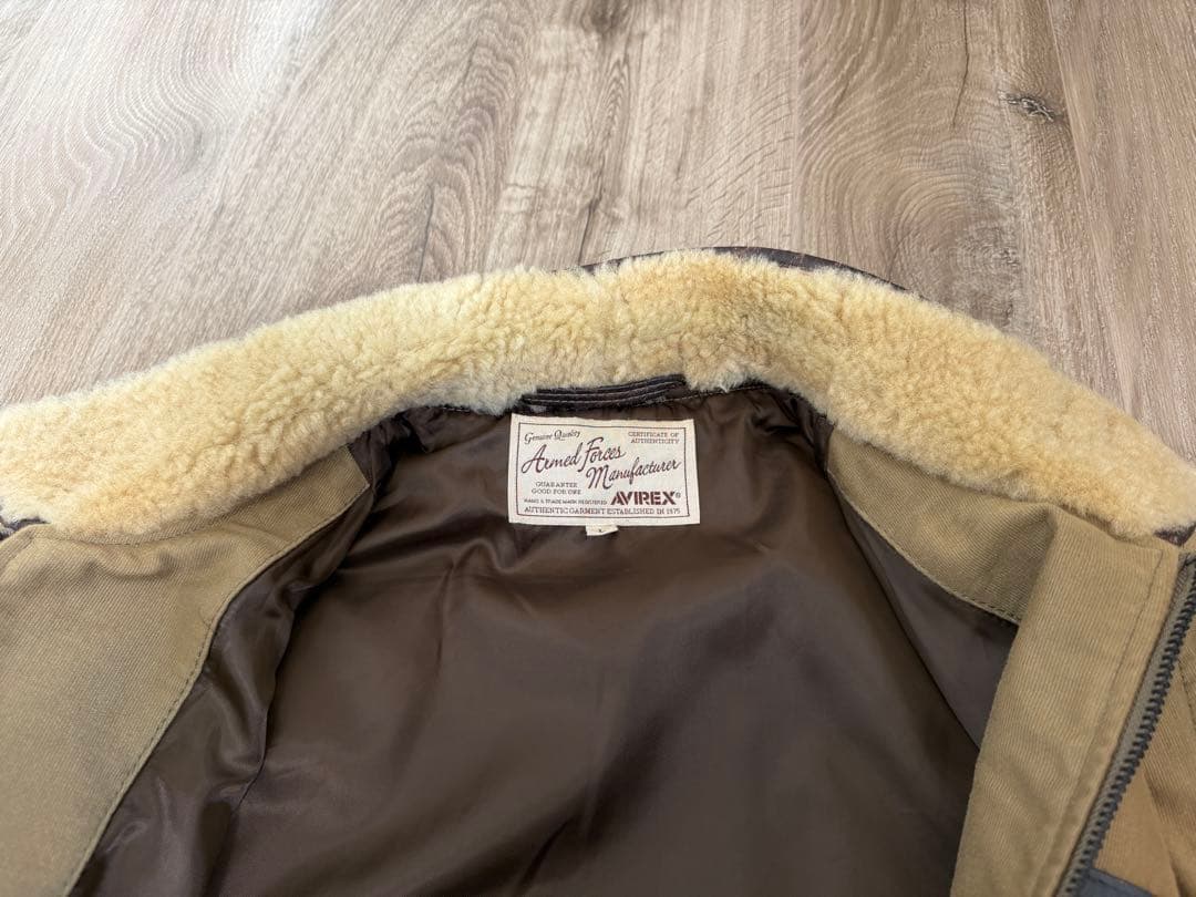 AVIREX コットンG-1タイプ フライトジャケット Lサイズ
