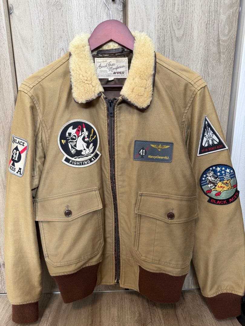 AVIREX コットンG-1タイプ フライトジャケット Lサイズ