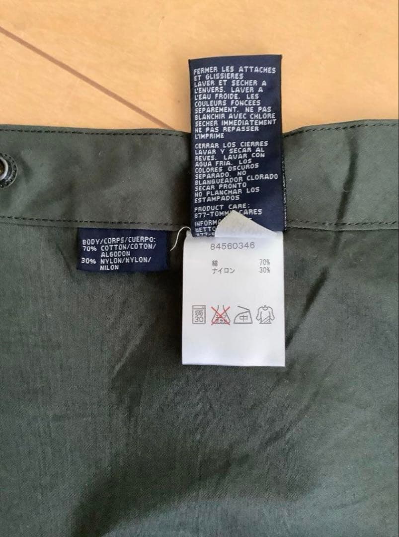   トミーヒルフィガー/フロントポケットZIPポンチョ