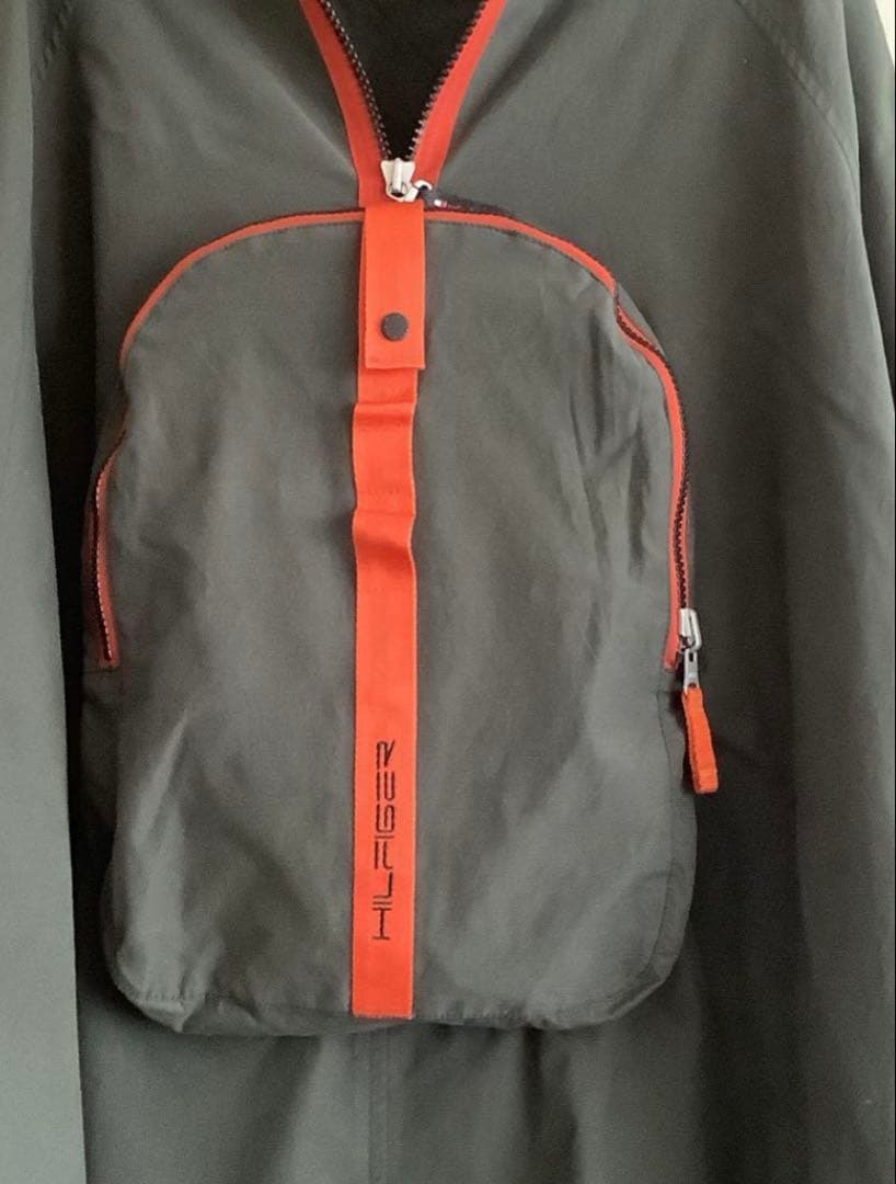   トミーヒルフィガー/フロントポケットZIPポンチョ