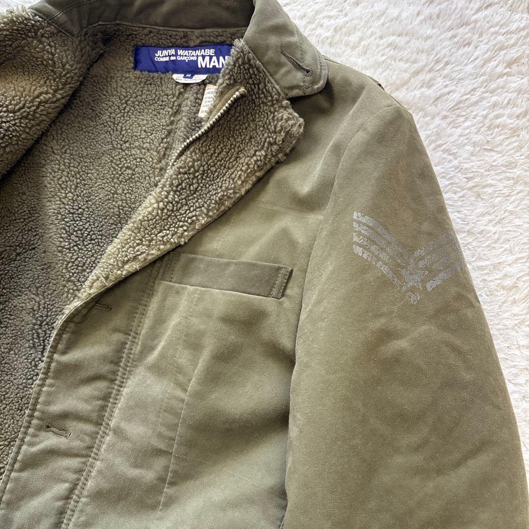 ジュンヤワタナベ コムデギャルソンマン　06AW ミリタリージャケット　内ボア