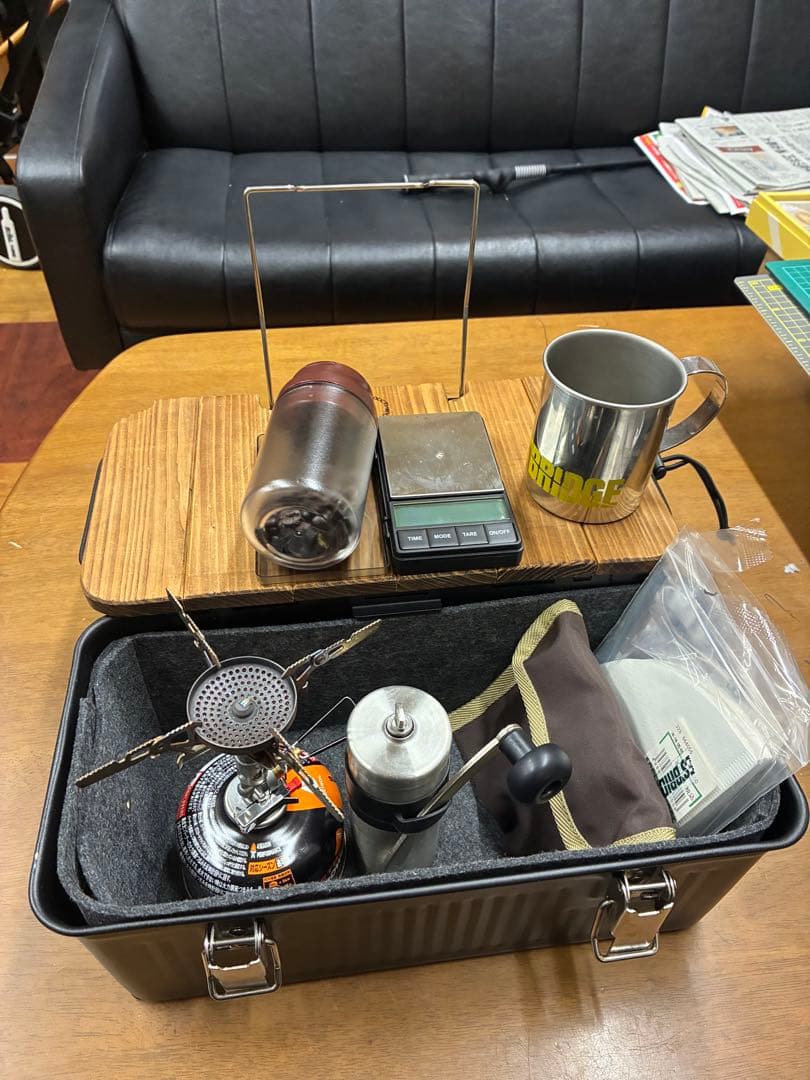 スタンレー　9.4L ランチボックス　天板付き　カスタム　コーヒー　極美品