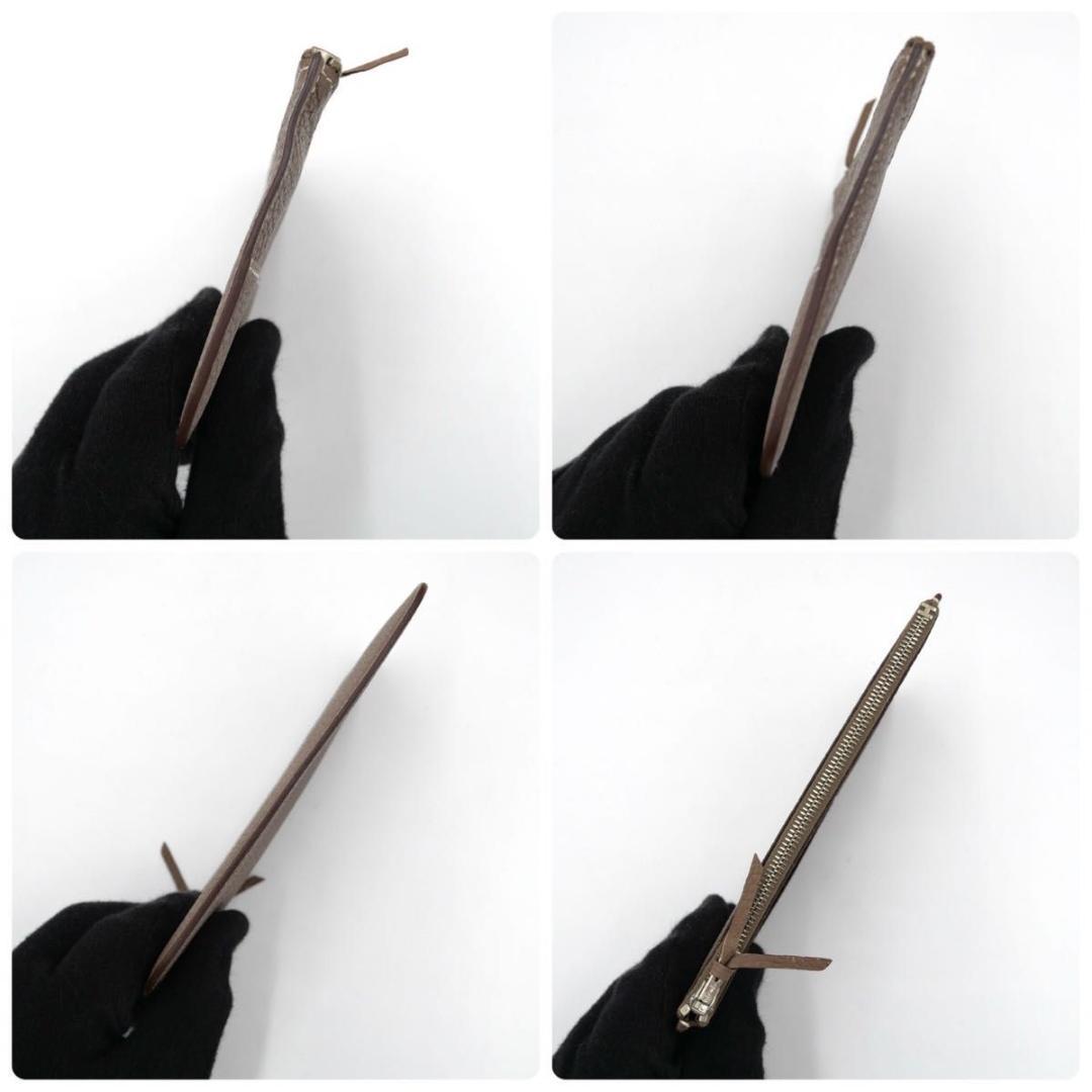 エルメス ドゴンGM 長財布 エトゥープ デュオ トゴ 二つ折り財布