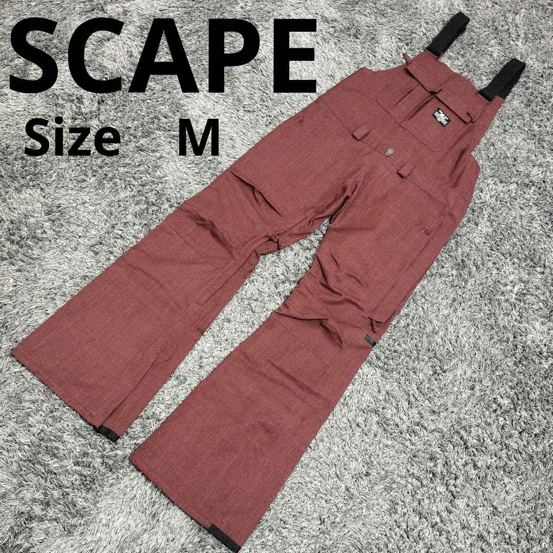 SCAPE 　ビブパンツ　スノーボード　Mサイズ