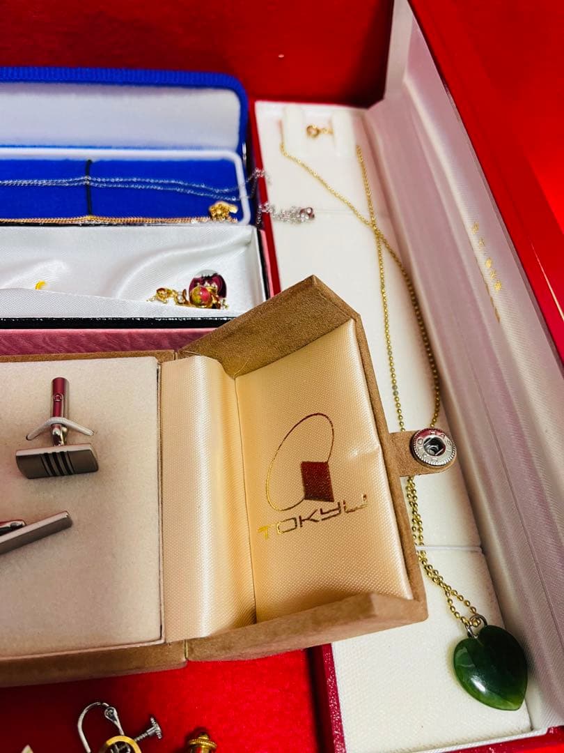 ブランド不明　ネックレス　ピアス　ネクタイピン　カフス　指輪　その他　おまとめ