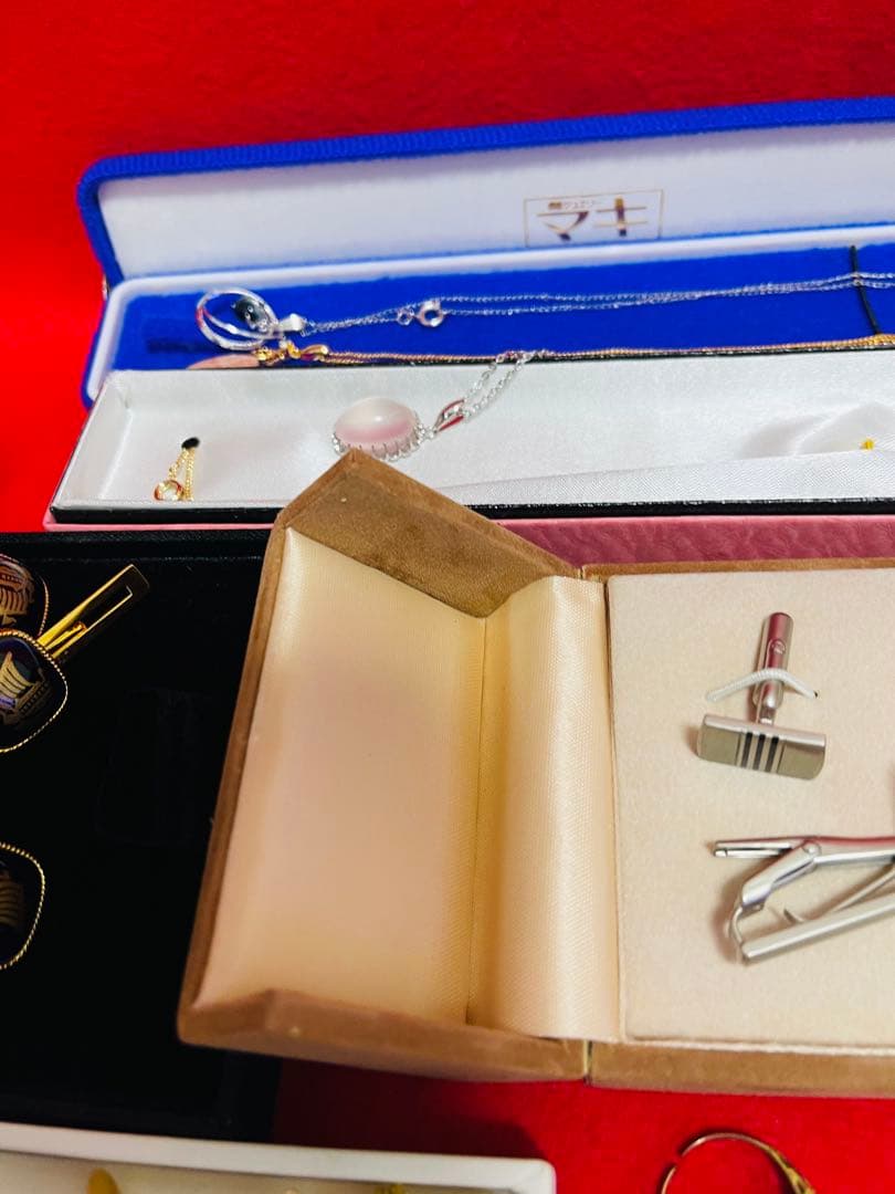 ブランド不明　ネックレス　ピアス　ネクタイピン　カフス　指輪　その他　おまとめ