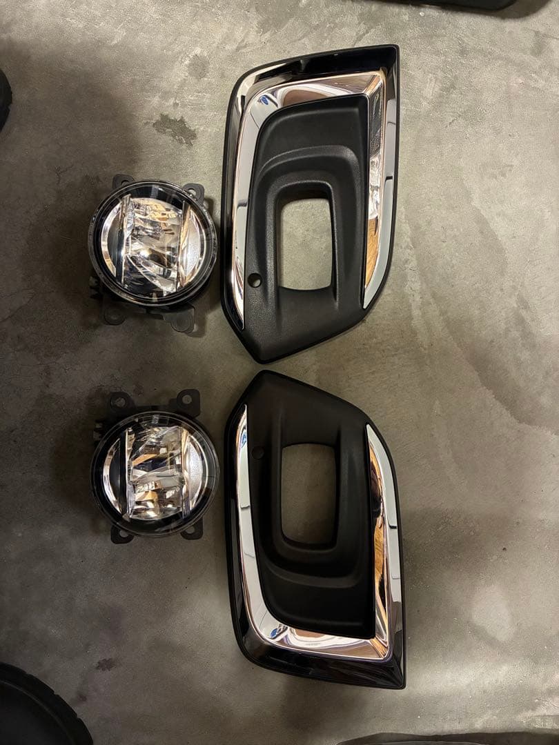 JH1 JH2 N-WGN カスタム 後期 LED フォグランプ ガーニッシュ