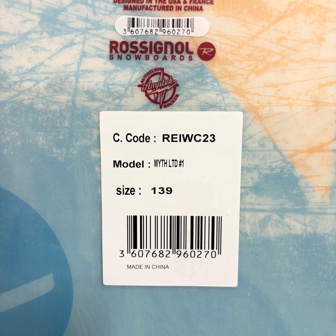 【未使用】ROSSIGNOL MYTH 139cm レディース スノーボード