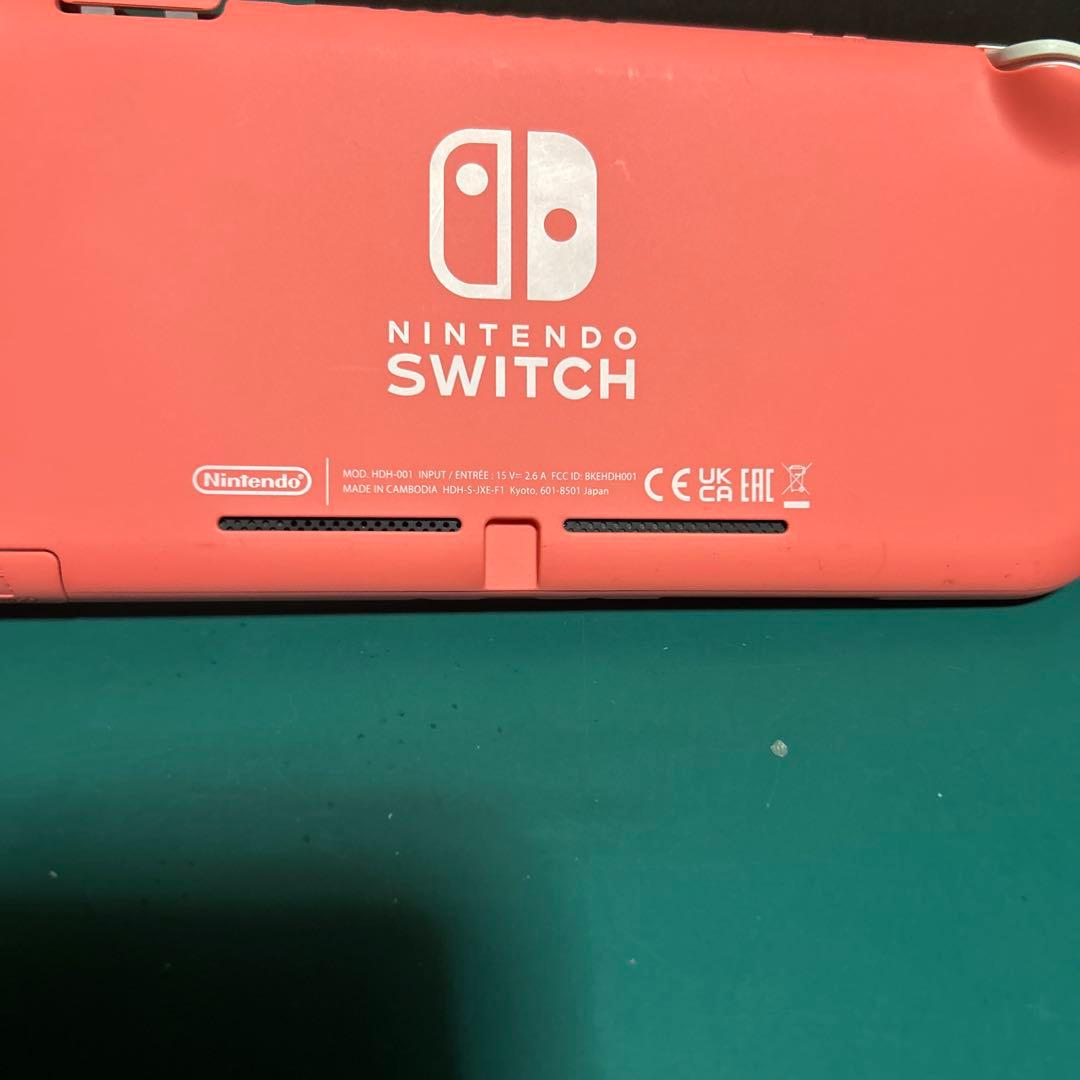 m*u様 Nintendo Switch liteコーラル 箱無し 本体のみ