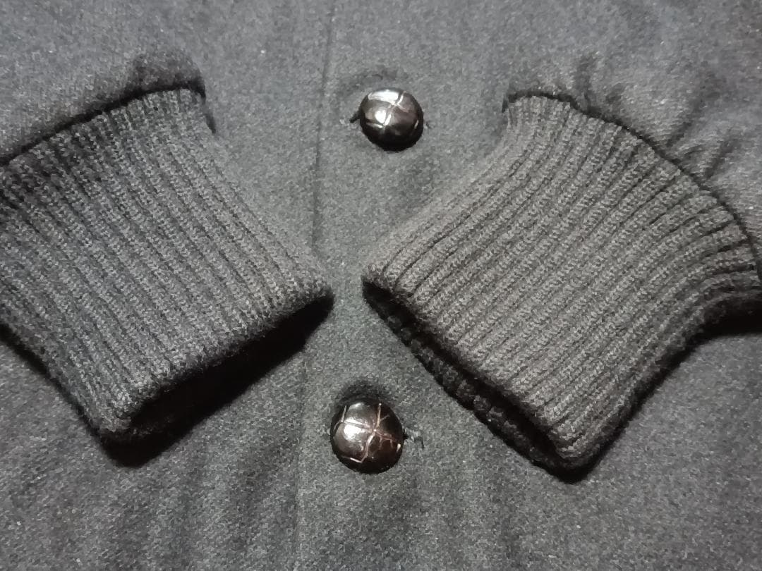 【イギリス製】yarmo ドンキーコート サイズ42 黒 イングランド ヤーモ