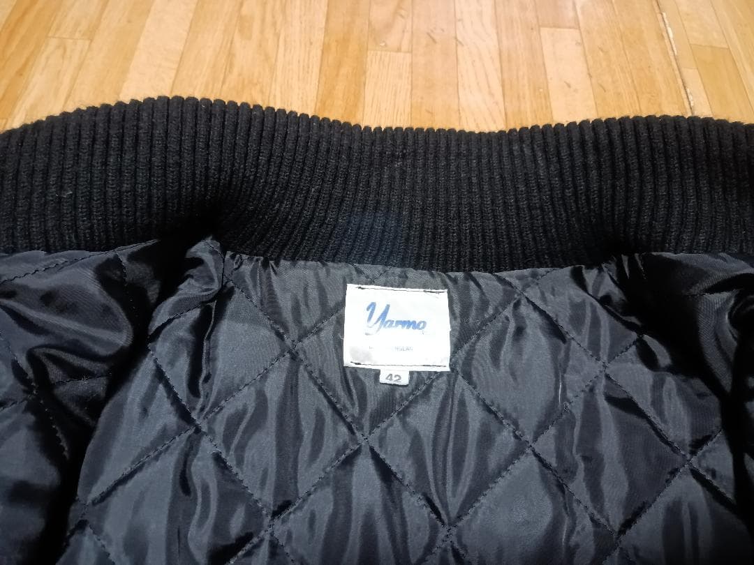 【イギリス製】yarmo ドンキーコート サイズ42 黒 イングランド ヤーモ