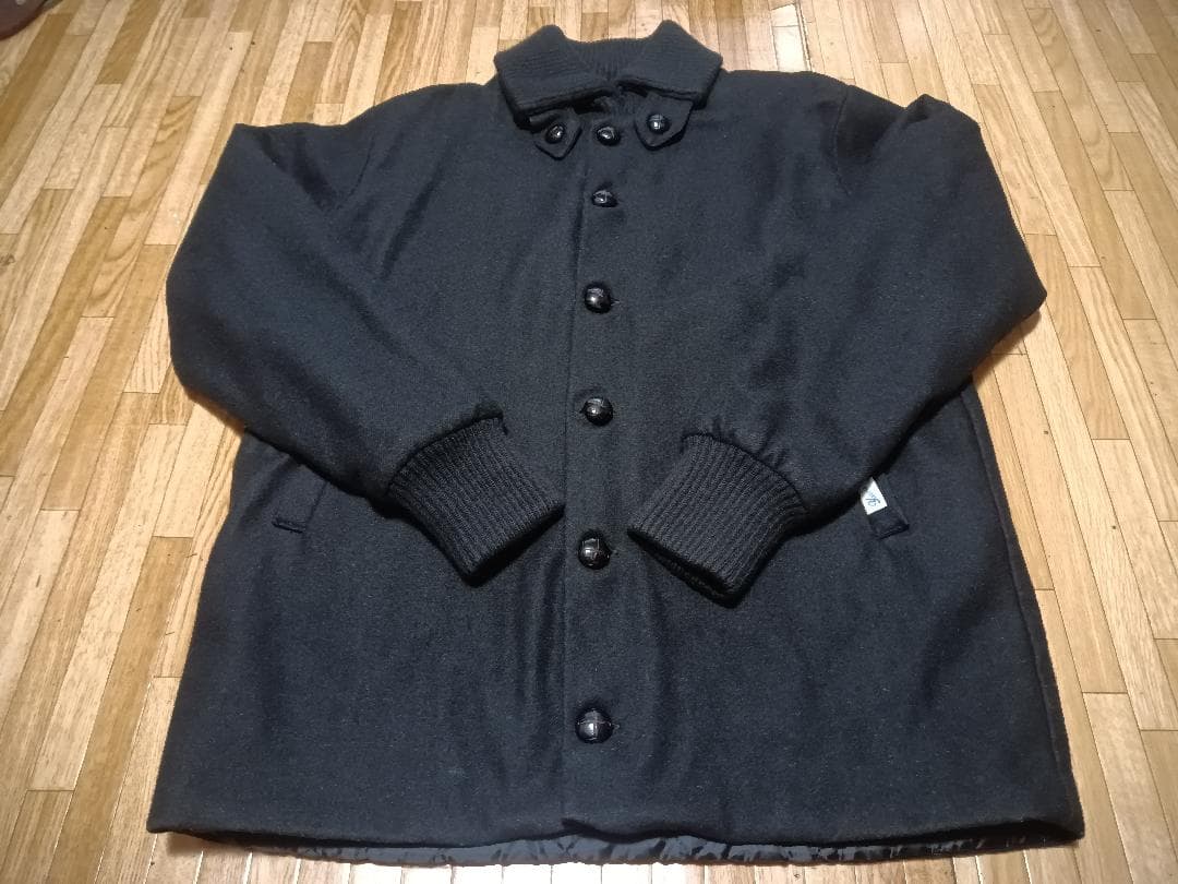 【イギリス製】yarmo ドンキーコート サイズ42 黒 イングランド ヤーモ
