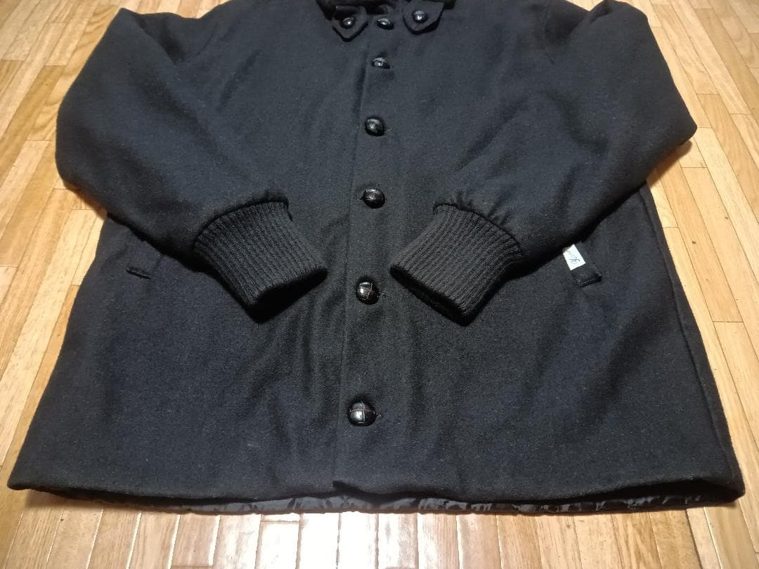 【イギリス製】yarmo ドンキーコート サイズ42 黒 イングランド ヤーモ