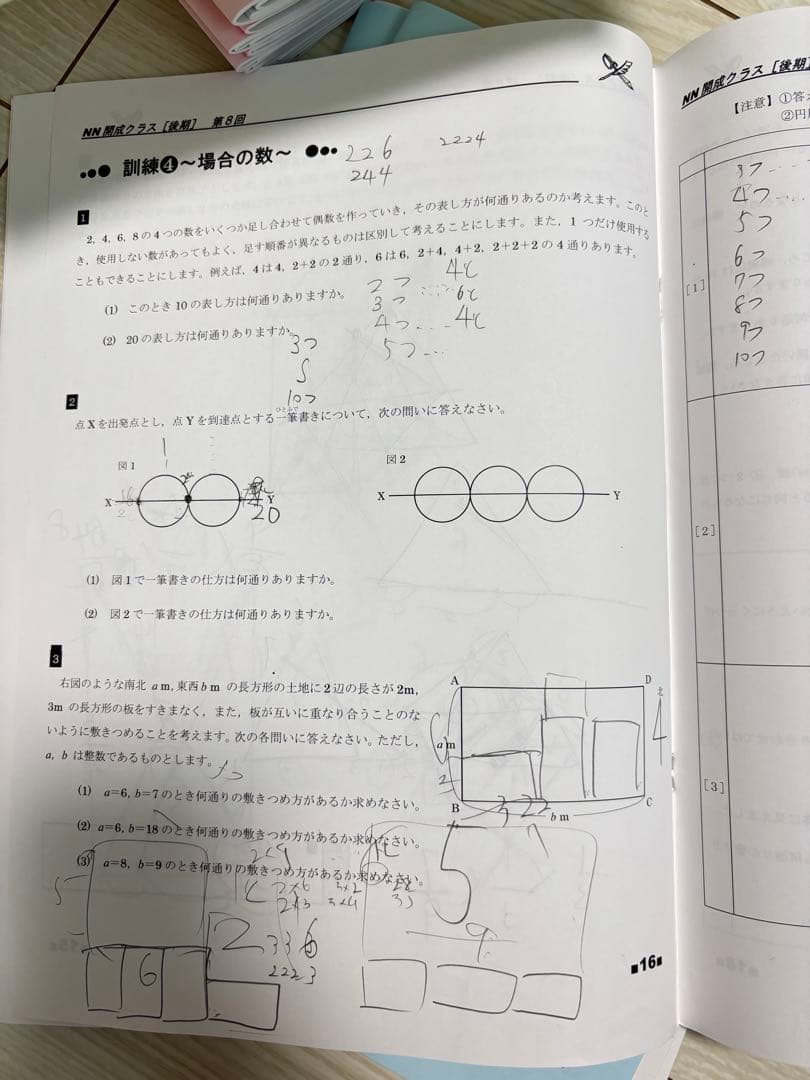 最新版　2024年　NN開成/筑駒 日曜講座 後期