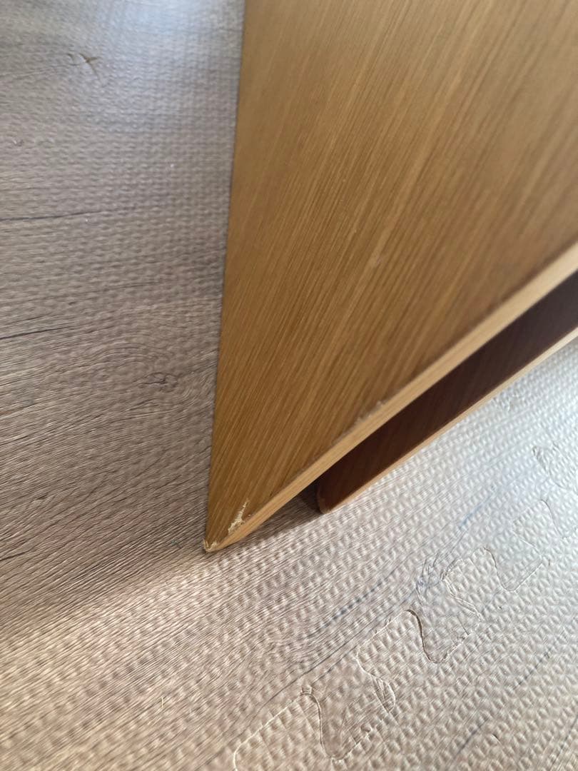 超超超激レア 廃盤 無印良品 重なるテーブルベンチ・成型合板・オーク材 MUJI