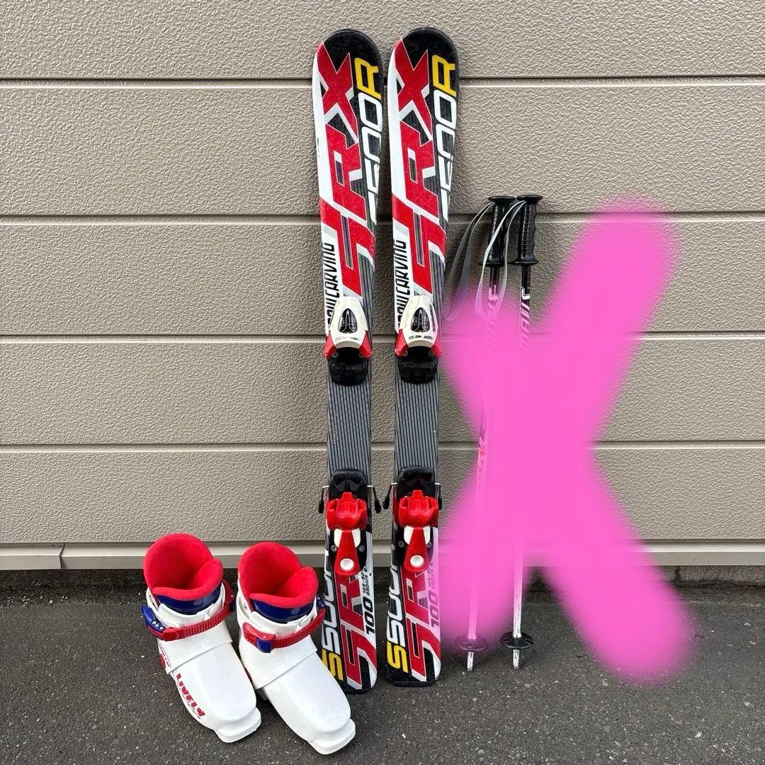 ジュニアスキーセット  carving 100cm 男の子用