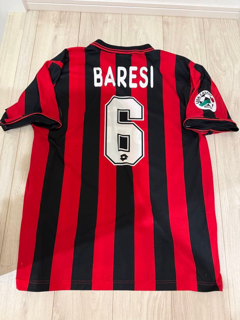 爆レア！96-97 ミラン　バレージ選手　ユニフォーム　昇華プリント　選手用