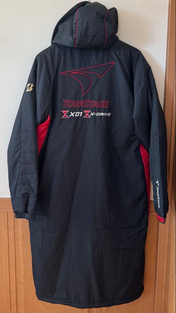 希少　美品　ブリヂストン×ツアーステージ　　2way ベンチコート　ビックロゴ