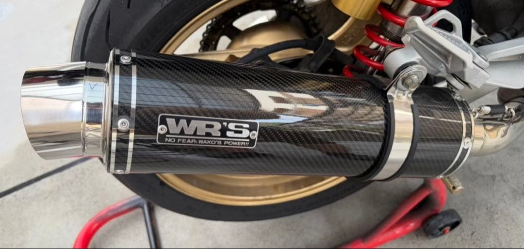 WR'S スリップオンマフラー　cb400sf（nc42）車検対応