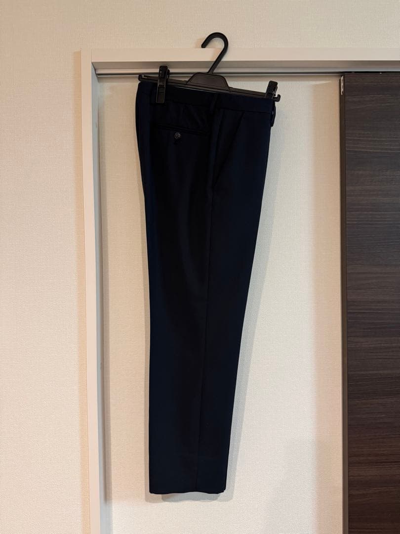 美品！ジョルジオアルマーニ SOHO ネイビー無地スーツ48