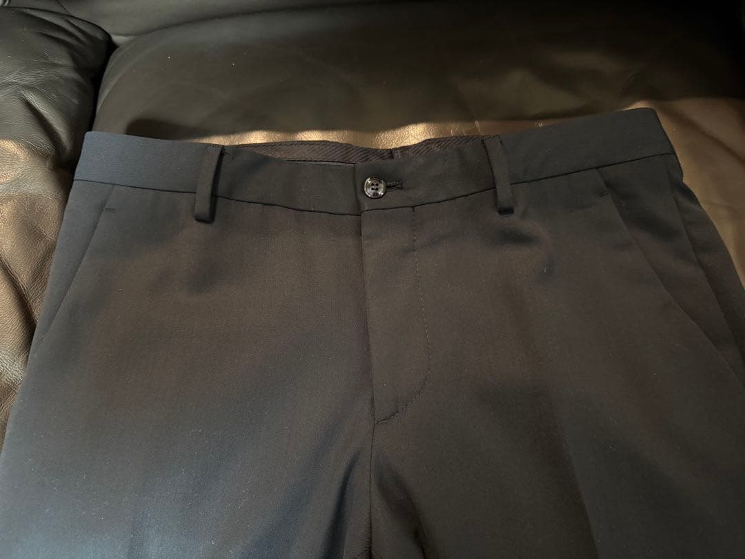 美品！ジョルジオアルマーニ SOHO ネイビー無地スーツ48