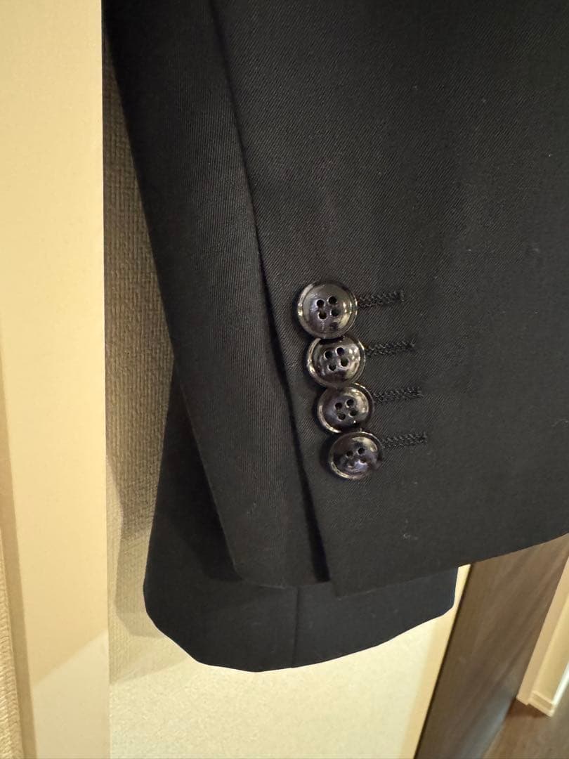 美品！ジョルジオアルマーニ SOHO ネイビー無地スーツ48