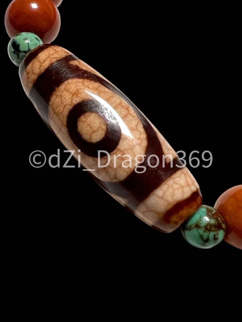 【入手困難】dZI ジービーズ 上肯龍紋火供星辰天珠のブレス