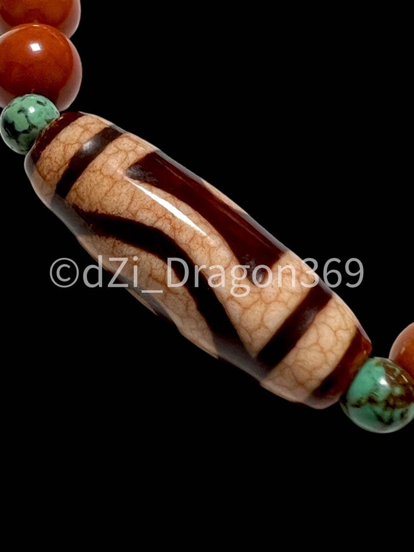 【入手困難】dZI ジービーズ 上肯龍紋火供星辰天珠のブレス