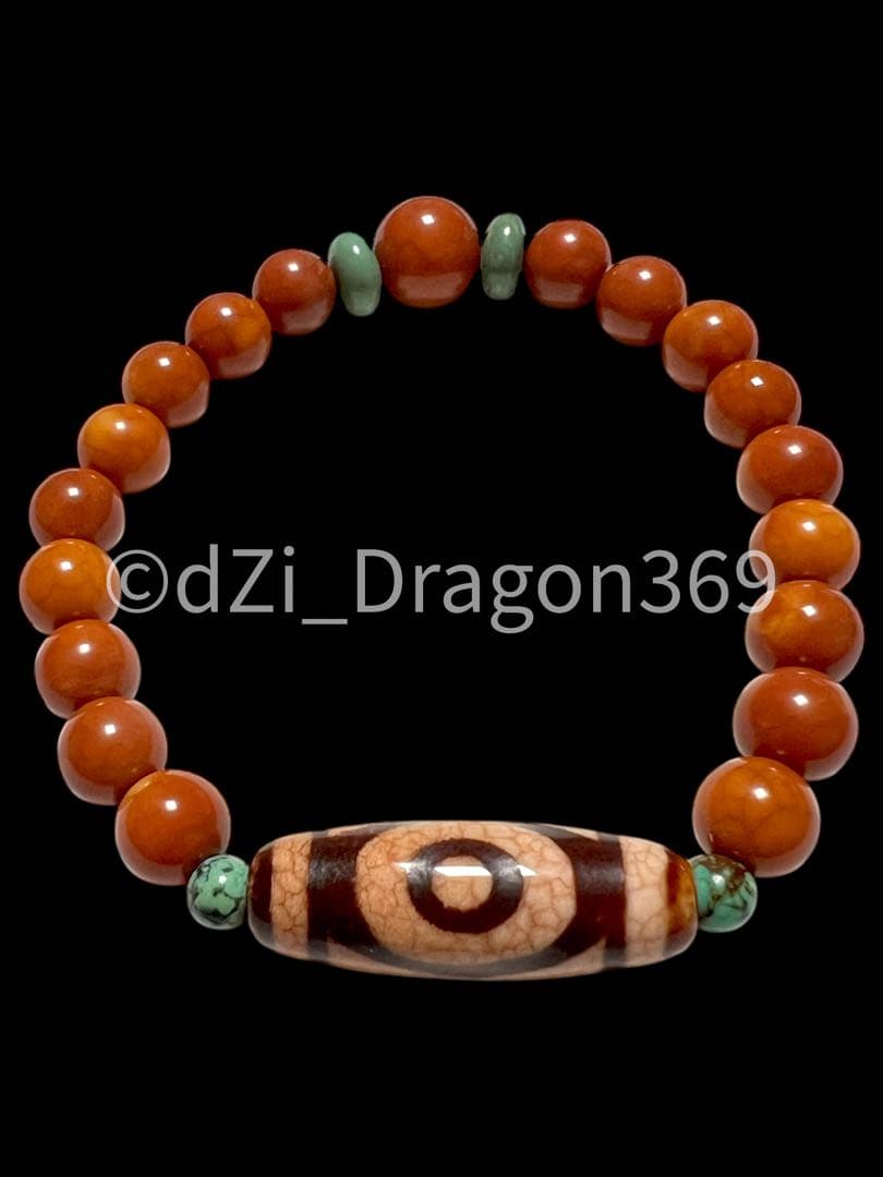 【入手困難】dZI ジービーズ 上肯龍紋火供星辰天珠のブレス