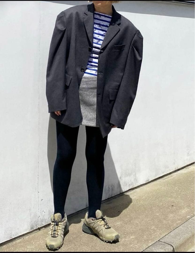 HOLIDAY サーマルプロフリーススカート　グレー