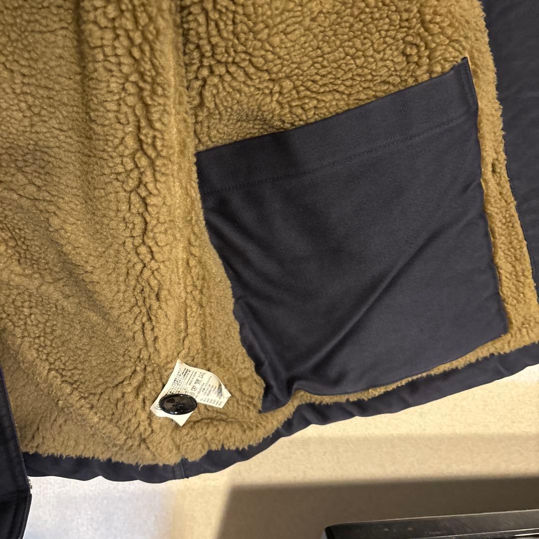 NEIGHBORHOOD ボア マッキーノコート ネイビー L