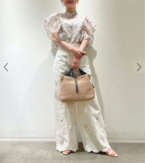 25SS《VIOLAd'ORO 》イタリアン ラフィアシート2WAYトートバッグ