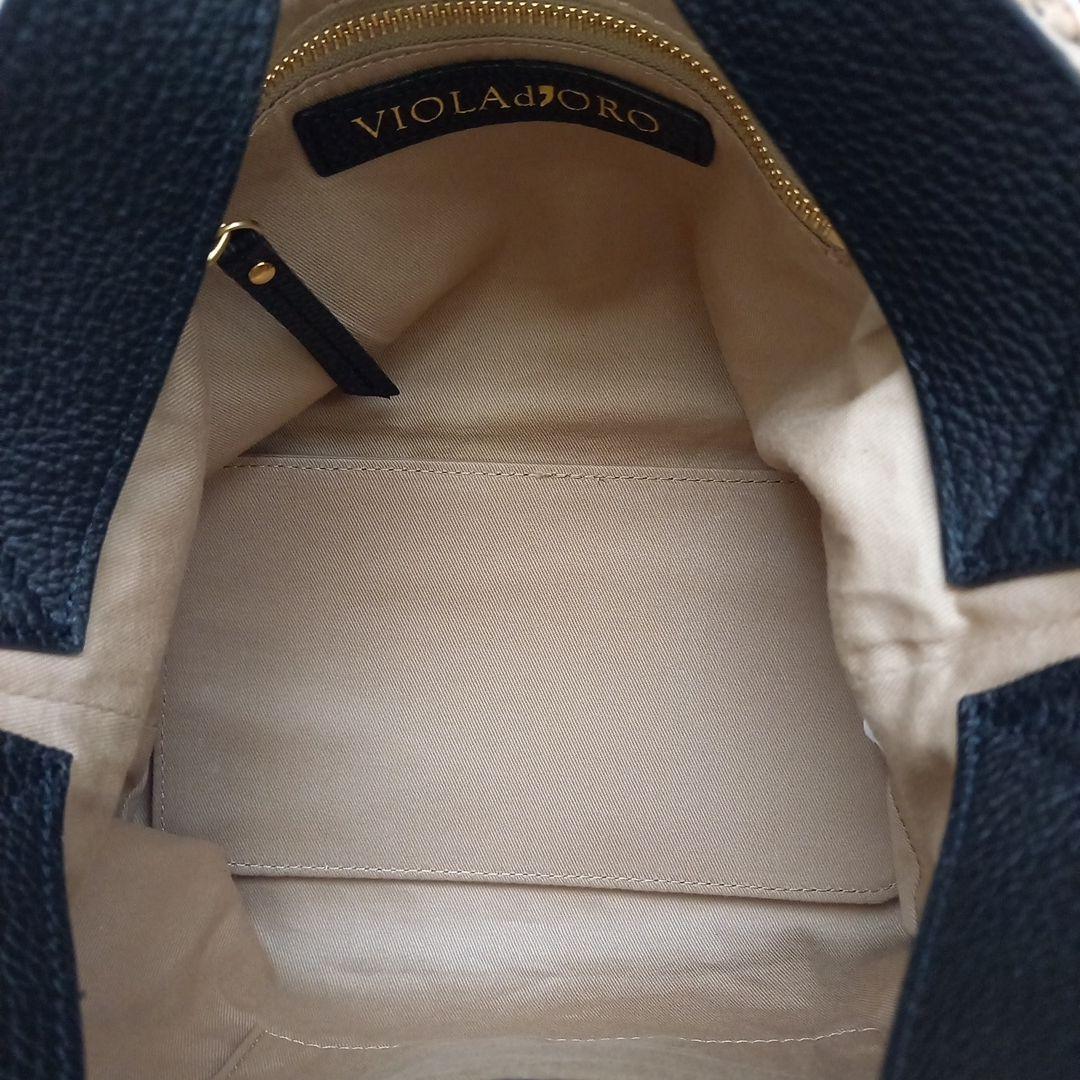 25SS《VIOLAd'ORO 》イタリアン ラフィアシート2WAYトートバッグ