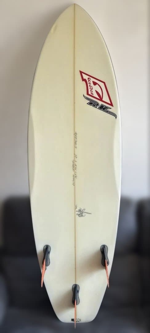 5*9サーフボード ショートボード フィンとソフトケース付き中古品(フリーダム)