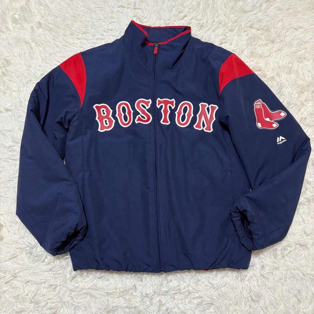 Majestic MLB ボストンレッドソックス　選手着用　ジャケット　ブルゾン