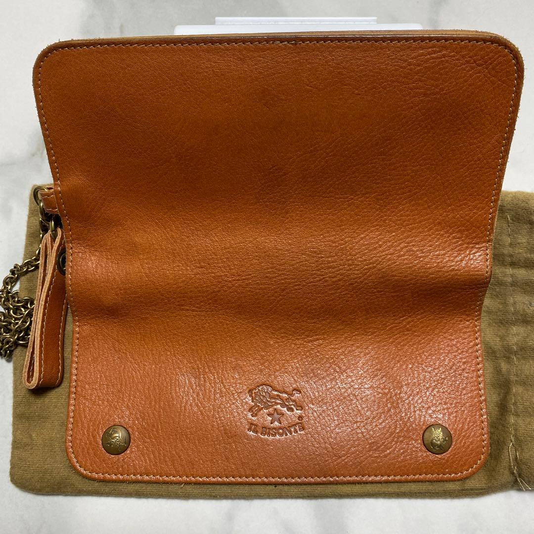 IL BISONTE /イルビゾンテ　レザー ウォレット&キーチェーン