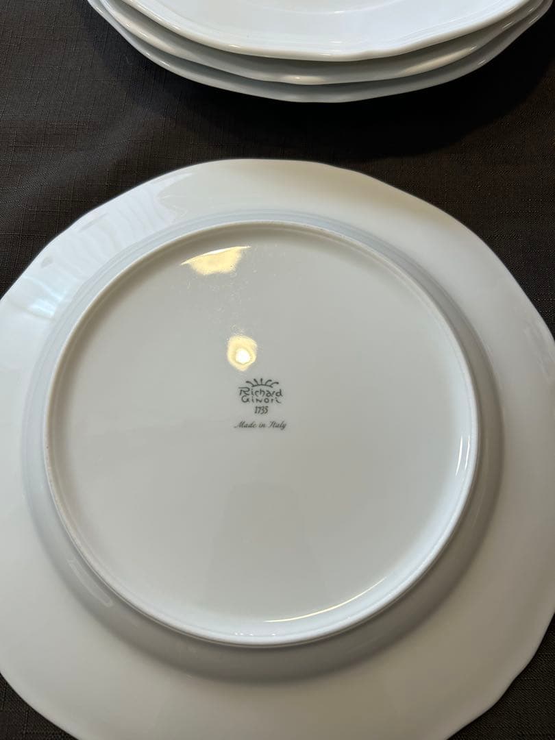 ジノリ アンティコホワイト　26センチ　４枚