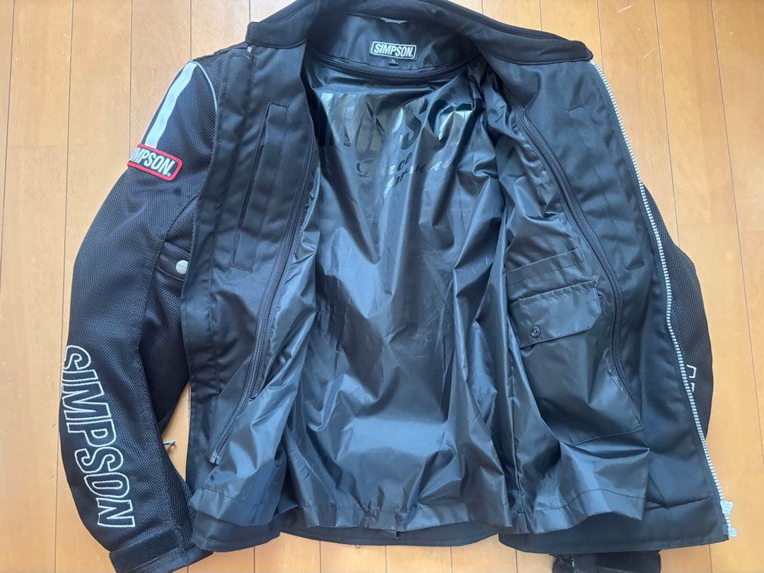 SIMPSONオリジナルレースジャケット LL 黒