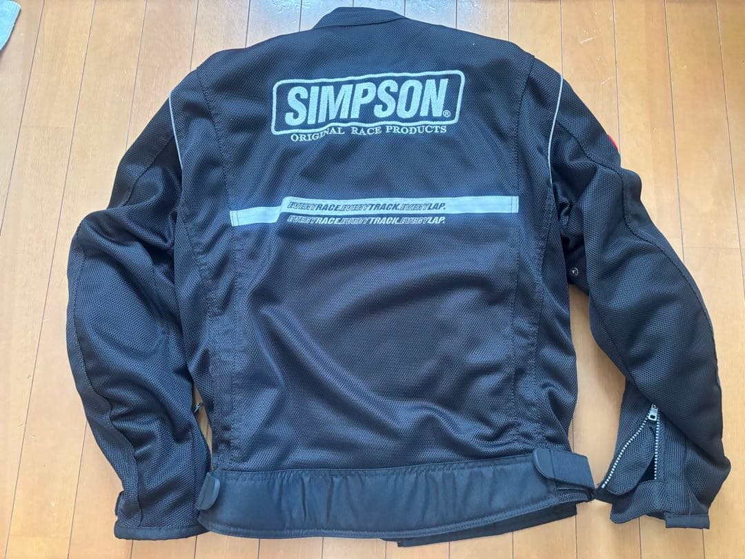 SIMPSONオリジナルレースジャケット LL 黒