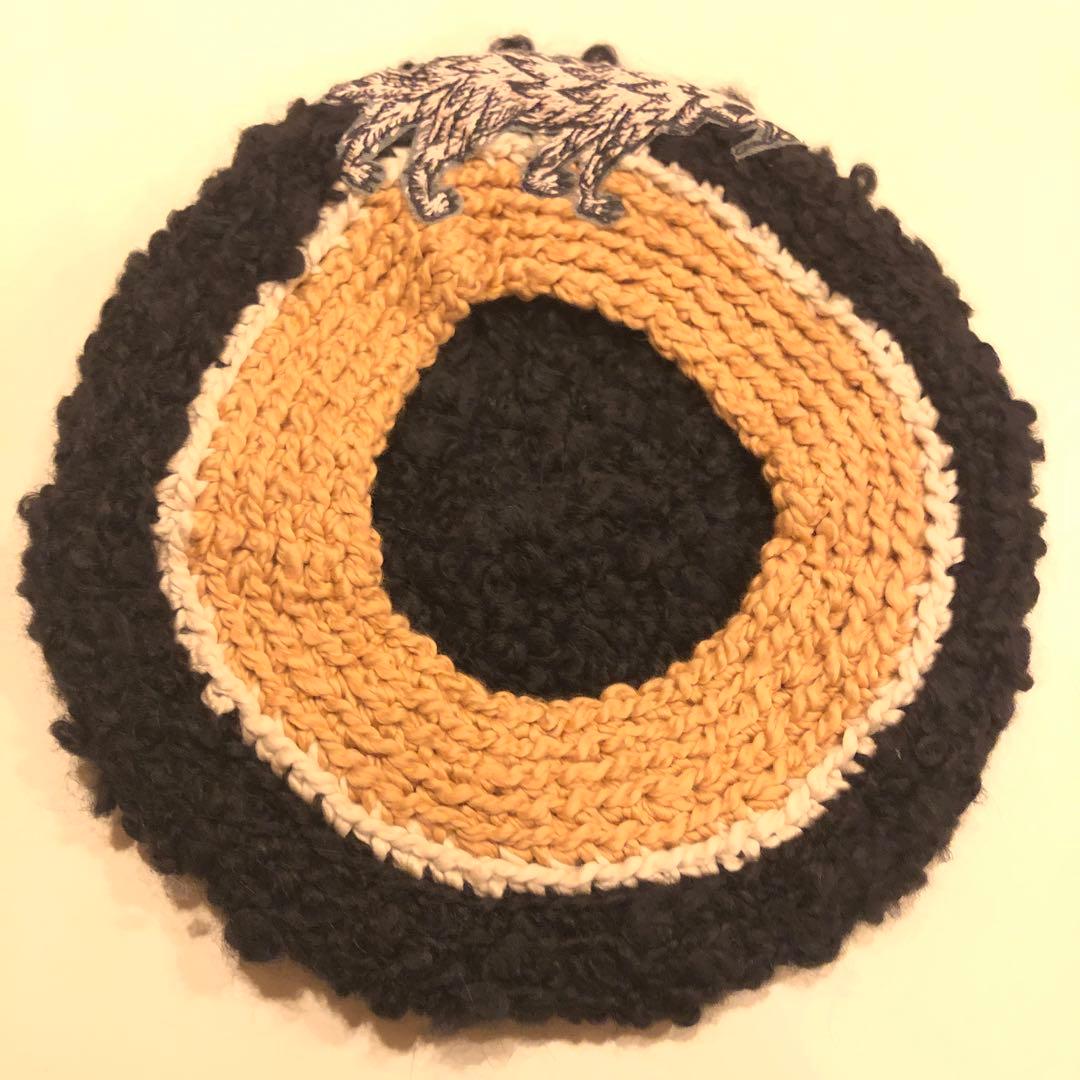 ミナペルホネン　wolf&flower ベレー帽