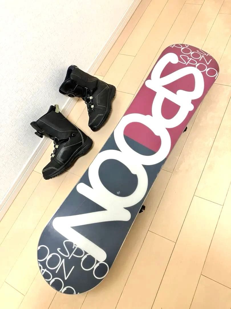 ブーツ22.0cm SPOON スノーボード 110 子供用キッズジュニア