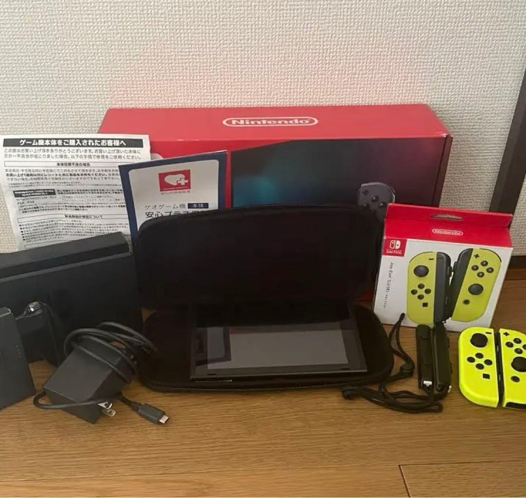 <早い者勝ち> ニンテンドーSwitch本体、ジョイコン、カバー