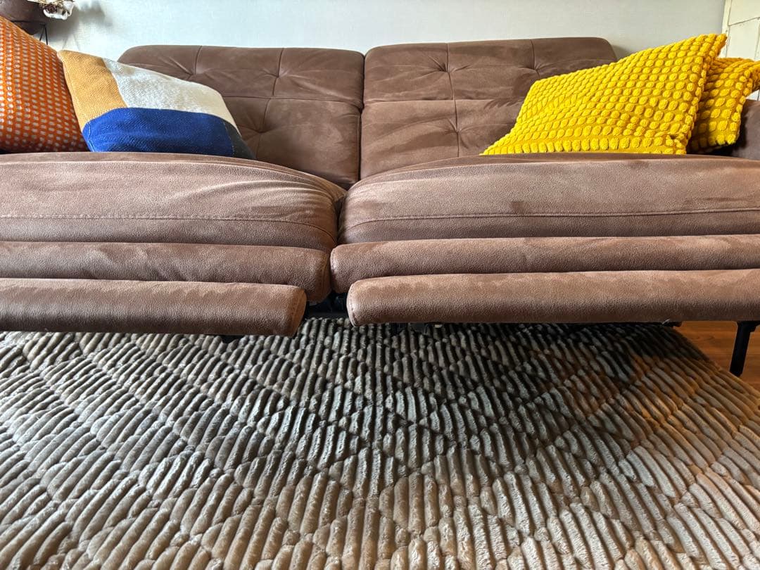 ジャーナルスタンダードファニチャ　リクライニングソファ　美品