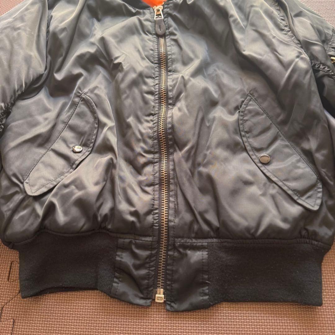 ALPHA　 MA-1 フライトジャケットカーキーブラック