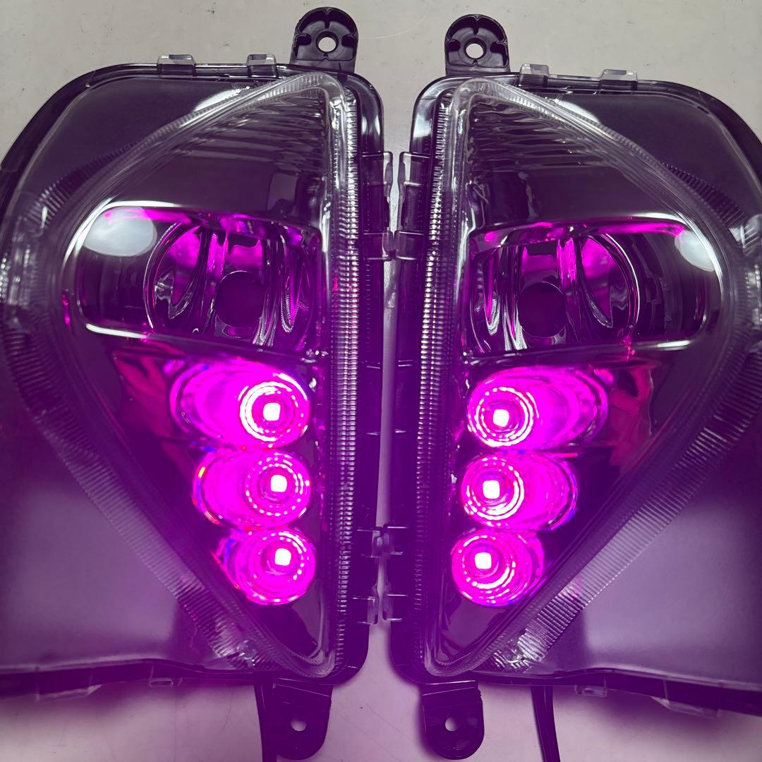 在庫処分価格！50プリウス前期社外新品フォグH11 RGB加工Bluetooth