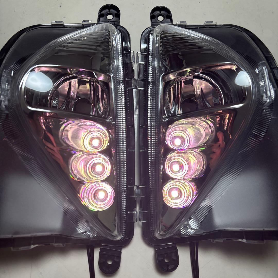 在庫処分価格！50プリウス前期社外新品フォグH11 RGB加工Bluetooth