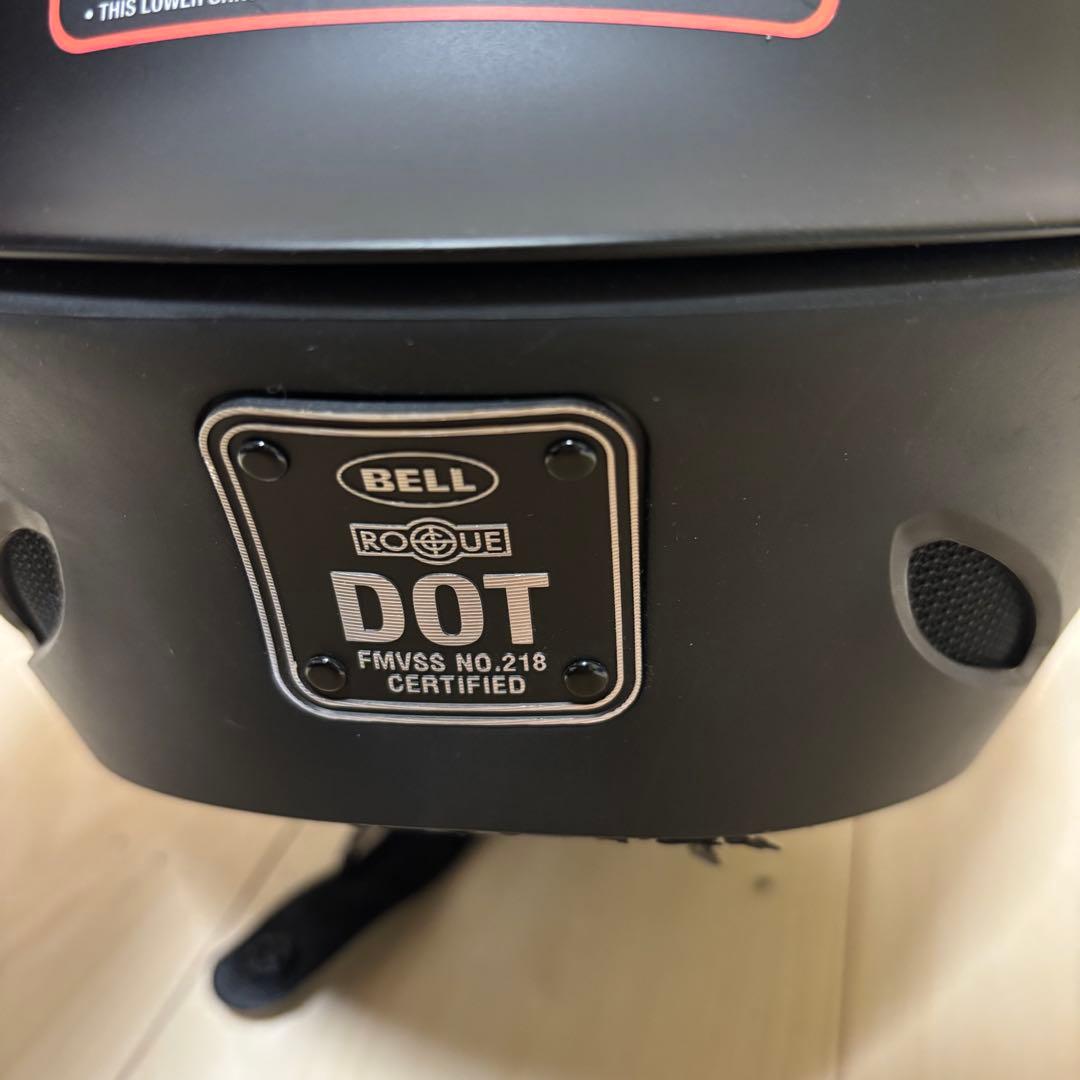 BELL フルフェイス マットブラック ヘルメット L