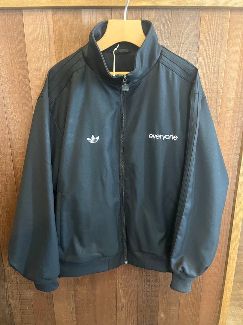 トップス adidas everyone TRACK TOP BLACK XL
