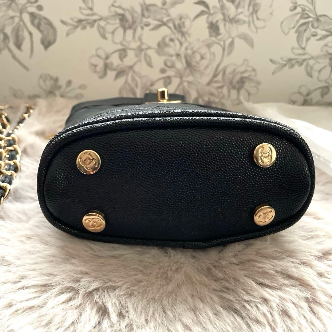 CHANEL ブラック キルティング ミニバッグ　２way ノベルティ